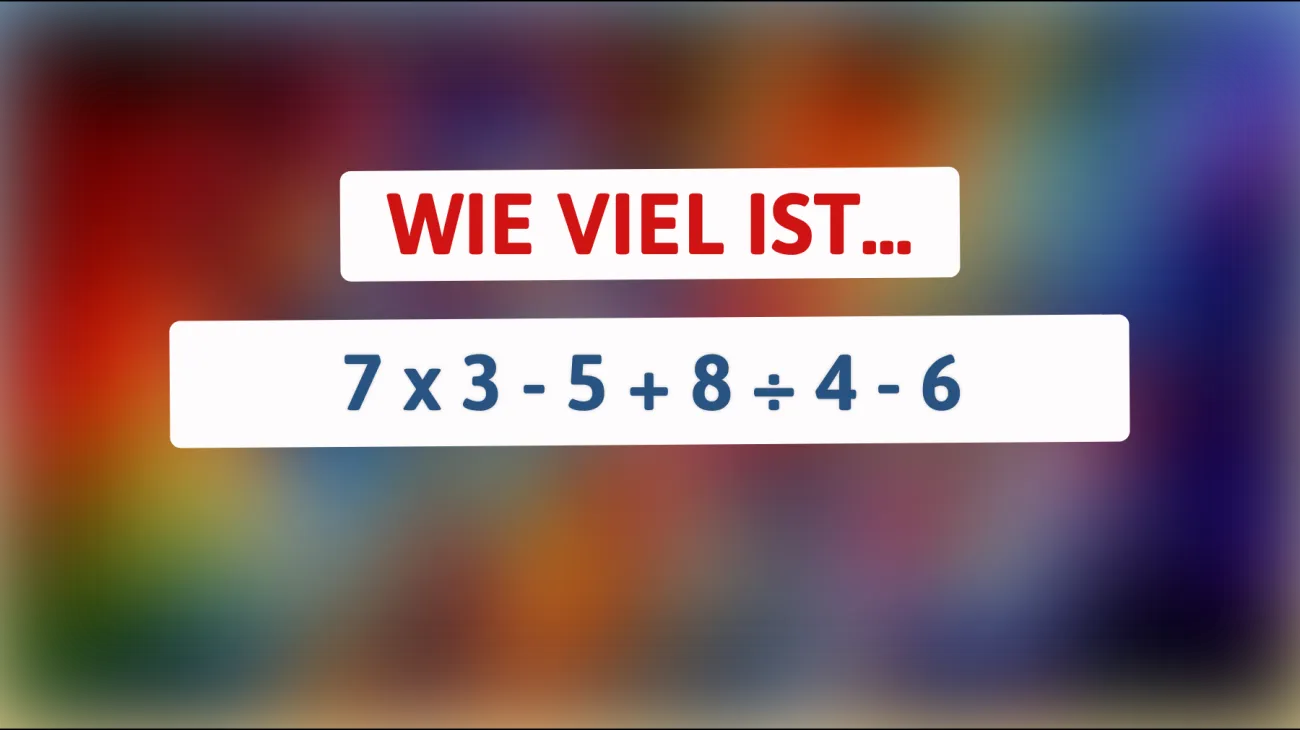 Diese Gleichung bringt Genies zum Schwitzen – kannst du das Rätsel lösen?"