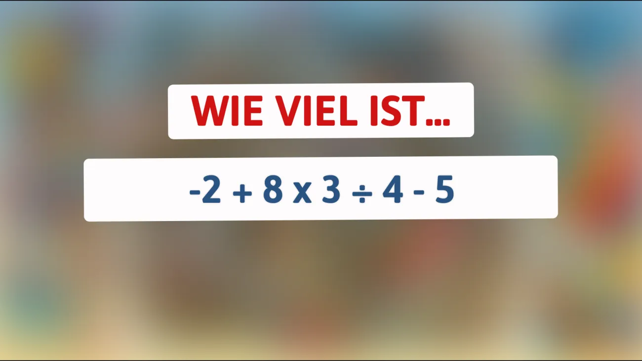 Dieses Rätsel knackt nur der schlauste Kopf: Kannst du das mathematische Mysterium lösen?"