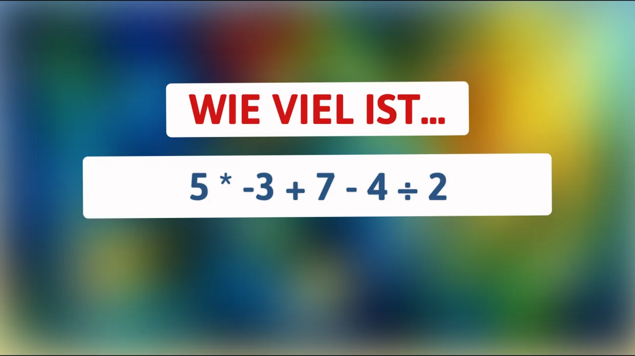 Nur 1% der Menschen können dieses mathematische Rätsel lösen: Bist du ein Genie?"